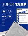 Plandeka SuperTARP premium 250 UV - Plandeka okryciowe PE (Biała) - rozmiar 10x15m