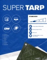 Plandeka SuperTARP standard 150 - rozmiar 8x12m - Plandeka okryciowa polietylenowa (Zielona)