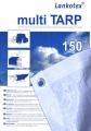 Plandeka MultiTARP 150 - rozmiar 5x6m - Plandeka okryciowa polietylenowa (Biała)