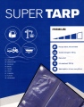 Plandeka SuperTARP 250 UV - Plandeka okryciowe PE (Niebieska) - rozmiar 6x8m