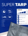 Plandeka SuperTARP premium 250 UV - Plandeka okryciowe PE (Szara) - rozmiar 4x6m